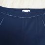 Split hem black leggings Image 2