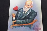 Ireland : Irish Writers Note Card , George Bernard Shaw , ( 1856 - 1950 ) - A John Hinde Publication
