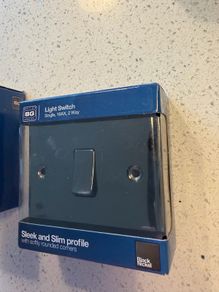 Nexus light switch- black nickel