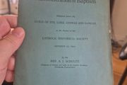 Address on the Administration of Baptism, authored by the