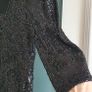 UNSIGNED black sequins and sheer bodycon Sz 8 Image 5