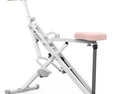 2 in 1 Squat Rowing Machine, Easy Setup and Foldable Exercise Equipment, Glute Trainer, Glutes and Leg Home Workout