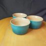 Trio of Le Creuset Blue Ramekin 3 piece set Image 2