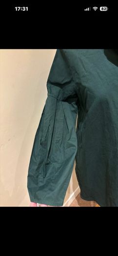 Cos green cotton smock dress 8-10