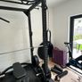 Commercial Power Rack + Jammer Arms + Cable System + Attachments + Flooring Image 7