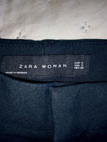 Zara black trousers