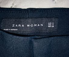 Zara black trousers