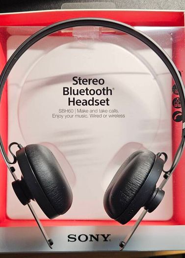 Sony retro SBH60 bluetooth light weight headphones