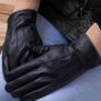 Totes Isotoner Black Leather Gloves - Smartouch - Small fit - New Without Tags RRP 25 Image 2