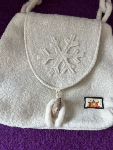 Hand felted Shoulder Bag From Finland