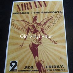 Nirvana RDS Simmonscourt Dublin 1994 poster repro..