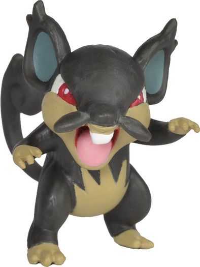 Pokemon 2 Inch Battle Action Figure Pack includes  Alolan Rattata and Sandygast