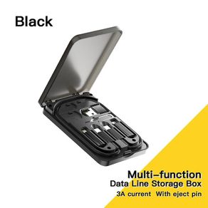 Essager 4 in 1 USB C To USB C Cable PD 60W Fast Charging Data Cord for iPhone Xiaomi Type C Micro Cable With Holder Storage Box