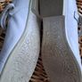 White Clarks Shoes Communion Image 5