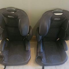 2 x Graco booster travel seats