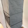 Grey Clothes storage / organizer 30x30x110cm Image 8
