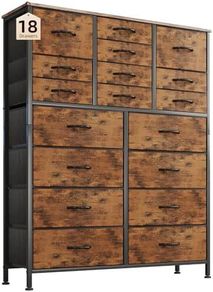 Chest of Drawers with 18 Drawers Dressers & Chests of Drawers for Bedroom Storage Drawers
