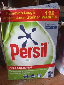 Persil Bio washing powder. 5.6 kg for 112 washes.