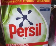Persil Bio washing powder. 5.6 kg for 112 washes.