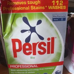 Persil Bio washing powder. 5.6 kg for 112 washes.