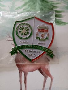Liverpool v Celtic match pin