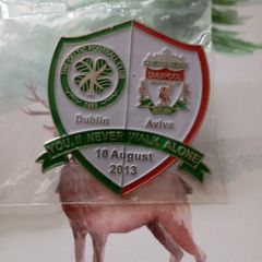 Liverpool v Celtic match pin