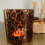 2 Jeff Banks Leopard Print T-Light Holders Image 6