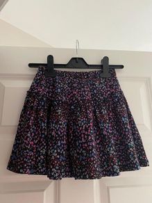 Girls Black Floral Skirt - see 2 pics