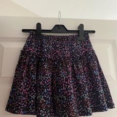 Girls Black Floral Skirt - see 2 pics