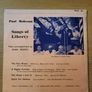 Paul Robeson Songs Of Liberty 7 inch EP Topic Records TOP 63 Image 2