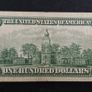 USA 1950-E Hundred Dollar Bill 100 San Francisco US Federal Reserve Franklin Note Image 3