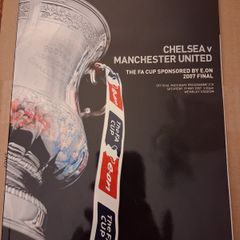 2007 FA Cup Final - Chelsea v Manchester Utd - football programme
