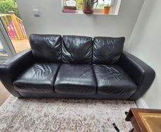 3 seater leather sofa