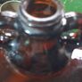 3 Large Vintage Amber Glass Double Handle Demijohn with Lids PRICE IS FOR 1 ONLY , Postage available or Collection Image 2
