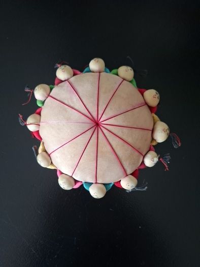 Vintage Chinese Silk Doll Pin Cushion