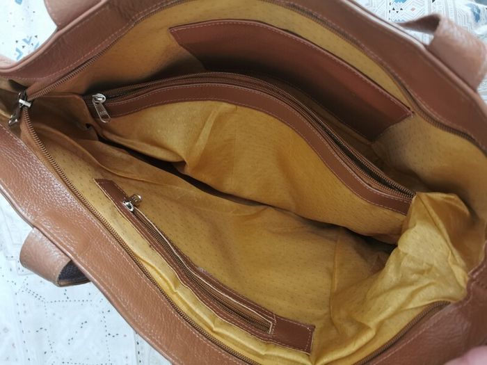 Handmade Brown Leather shoulder bag