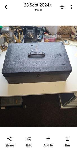 Genuine Crown Stamped dispatch box