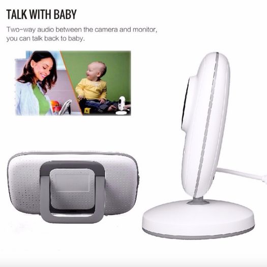 Wireless Video Color Baby Monitor with 3.2Inches LCD 2 Way Audio Talk Night Vision Surveillance Security Camera Babysitter