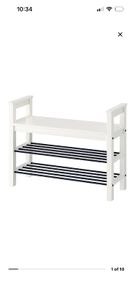 Ikea Hemnes Bench with shoe storage