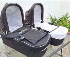 Out n About double carrycot/bassinets and adaptor