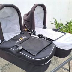 Out n About double carrycot/bassinets and adaptor