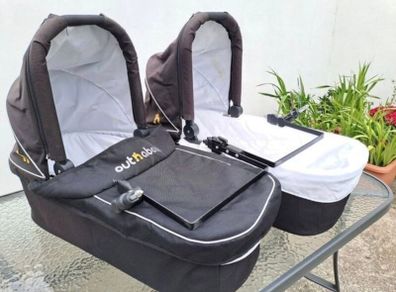 Out n About double carrycot/bassinets and adaptor
