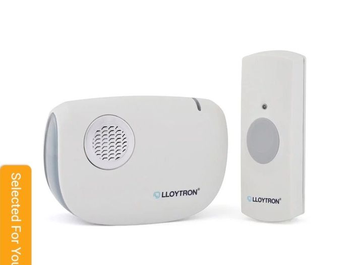 LLOYTRON Wireless Portable Door Bell PLUS 2 Chimes