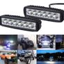 1x 18W 12v 6 LED Spot LED Light Work Bar Lamp Driving Fog Offroad SUV 4WD Auto Car Van Truck Tractor Trailer Boat Truck Image 2