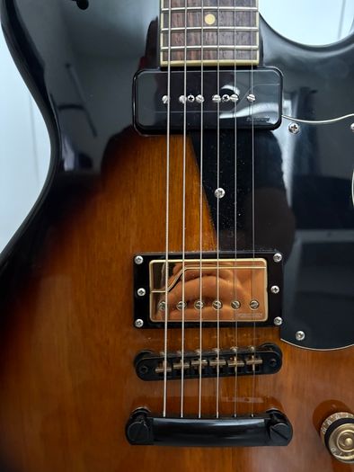 Schecter Solo Special Schaller Fishman Fluence Pickups P90 2-Tone Sunburst