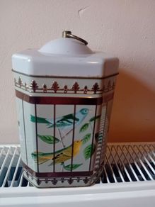 Vintgae aviary tin