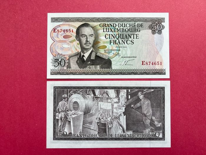 Luxembourg  50 Francs  1972  Pick 55b ( Uncirculated )