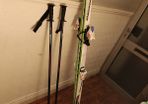 mens skis and poles