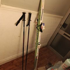 mens skis and poles