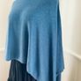 Goldhawk poncho in silk and cashmere Image 5